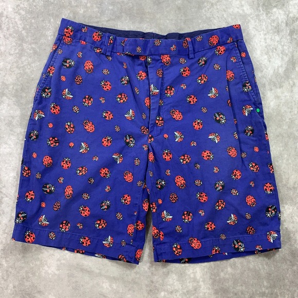 RLX Ralph Lauren Other - RLX Ralph Lauren Shorts Mens 36 Ladybug Print Stretch Casual Golf Preppy 10"